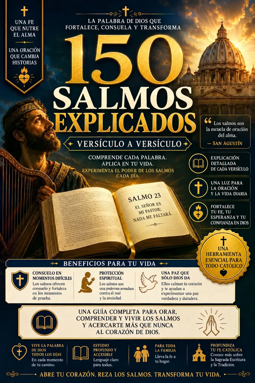 Los 150 Salmos explicados versículo por versículo